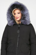 Оптом Куртка зимняя женская молодежная черного цвета 92-955_701Ch в Самаре, фото 7