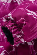 Оптом Горнолыжный костюм детский для девочки малинового цвета 9206M в Ростове-на-Дону, фото 14