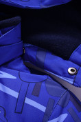 Оптом Горнолыжный костюм Valianly детский для мальчика синего цвета 9209S, фото 9