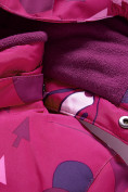 Оптом Горнолыжный костюм Valianly детский для девочки розового цвета 9210R в Волгоградке, фото 13