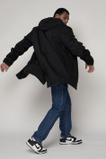 Оптом Парка мужская зимняя с мехом черного цвета 92112Ch в Екатеринбурге, фото 15