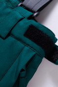 Оптом Брюки горнолыжные подростковые для девочки темно-зеленого цвета 9222_1TZ в Казани, фото 4