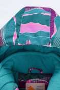 Оптом Горнолыжный костюм Valianly подростковый для девочки бирюзового цвета 9226Br в Самаре, фото 18