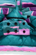 Оптом Горнолыжный костюм Valianly подростковый для девочки бирюзового цвета 9226Br в Самаре, фото 8