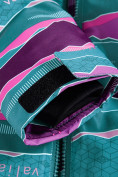 Оптом Горнолыжный костюм Valianly подростковый для девочки бирюзового цвета 9226Br в Челябинске, фото 6