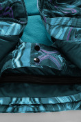 Оптом Горнолыжный костюм Valianly подростковый для девочки бирюзового цвета 9230Br, фото 10