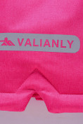 Оптом Парка зимняя Valianly подростковая для девочки розового цвета 9238R в Казани, фото 11