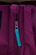 Оптом Парка зимняя Valianly подростковая для девочки фиолетового цвета 9240F в Казани, фото 11