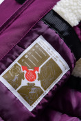 Оптом Парка зимняя Valianly подростковая для девочки фиолетового цвета 9240F в Казани, фото 12