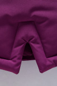 Оптом Парка зимняя Valianly подростковая для девочки фиолетового цвета 9240F в Казани, фото 13
