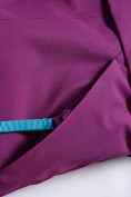 Оптом Парка зимняя Valianly подростковая для девочки фиолетового цвета 9240F в Казани, фото 5