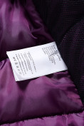 Оптом Парка зимняя Valianly подростковая для девочки фиолетового цвета 9240F в Казани, фото 9