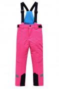 Оптом Брюки горнолыжные подростковые для девочки розового цвета 9252R
