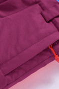 Оптом Брюки горнолыжные подростковые для девочки темно-фиолетового цвета 9252TF, фото 4