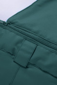 Оптом Брюки горнолыжные подростковые для девочки темно-зеленого цвета 9252TZ, фото 9