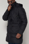 Оптом Куртка зимняя мужская классическая стеганная темно-синего цвета 92895TS в Екатеринбурге, фото 7