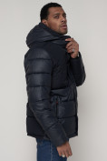 Оптом Спортивная молодежная куртка мужская темно-синего цвета 92933TS в Казани, фото 13