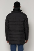 Оптом Куртка зимняя мужская классическая черного цвета 92962Ch в Екатеринбурге, фото 11