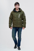 Оптом Куртка зимняя Valianly цвета хаки 93139Kh в Перми, фото 2