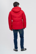Оптом Куртка зимняя Valianly красного цвета 93139Kr в Казани, фото 3