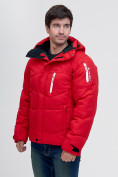 Оптом Куртка зимняя Valianly красного цвета 93139Kr в Екатеринбурге, фото 6