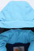 Оптом Горнолыжный костюм для мальчика синего цвета 9315S в Тюмени, фото 7