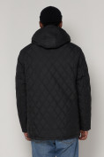 Оптом Куртка зимняя мужская классическая стеганная черного цвета 93168Ch в Екатеринбурге, фото 9