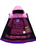 Оптом Горнолыжный костюм для девочки фиолетового цвета 9316F, фото 4
