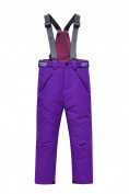 Оптом Горнолыжный костюм для девочки фиолетового цвета 9316F, фото 5