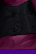 Оптом Горнолыжный костюм для девочки фиолетового цвета 9316F, фото 11