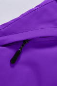 Оптом Горнолыжный костюм для девочки фиолетового цвета 9316F, фото 15