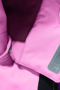 Оптом Горнолыжный костюм для девочки фиолетового цвета 9316F, фото 9