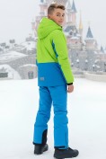 Оптом Горнолыжный костюм для мальчика зеленого цвета 9317Z, фото 2