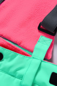 Оптом Горнолыжный костюм для девочки розового цвета 9318R в Сочи, фото 12
