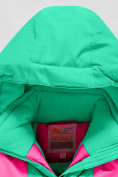 Оптом Горнолыжный костюм для девочки зеленого цвета 9318Z, фото 7