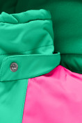 Оптом Горнолыжный костюм для девочки зеленого цвета 9318Z в Воронеже, фото 8