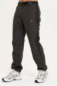 Оптом Спортивные брюки Valianly мужские цвета хаки 93230Kh в Перми, фото 2