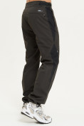 Оптом Спортивные брюки Valianly мужские цвета хаки 93230Kh, фото 4