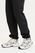 Оптом Спортивные брюки Valianly мужские черного цвета 93232Ch в Санкт-Петербурге, фото 9