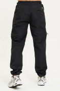 Оптом Спортивные брюки Valianly мужские черного цвета 93232Ch в Волгоградке, фото 5