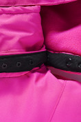 Оптом Горнолыжный костюм для девочки розового цвета 9324R, фото 10