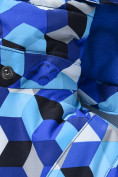Оптом Горнолыжный костюм для мальчика синего цвета 9325S, фото 11