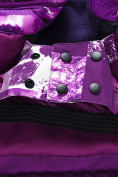 Оптом Горнолыжный костюм для девочки фиолетового цвета 9328F в Кемерово, фото 12