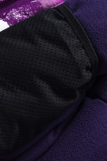 Оптом Горнолыжный костюм для девочки фиолетового цвета 9328F, фото 13