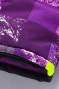 Оптом Горнолыжный костюм для девочки фиолетового цвета 9328F в Волгоградке, фото 15