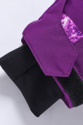 Оптом Горнолыжный костюм для девочки фиолетового цвета 9328F, фото 20