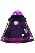 Оптом Горнолыжный костюм для девочки фиолетового цвета 9328F в Кемерово, фото 4