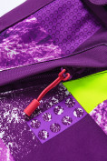 Оптом Горнолыжный костюм для девочки фиолетового цвета 9328F, фото 10