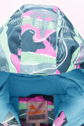 Оптом Горнолыжный костюм для девочки бирюзового цвета 9330Br, фото 22