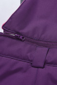 Оптом Горнолыжный костюм для девочки фиолетового цвета 9330F в Волгоградке, фото 13